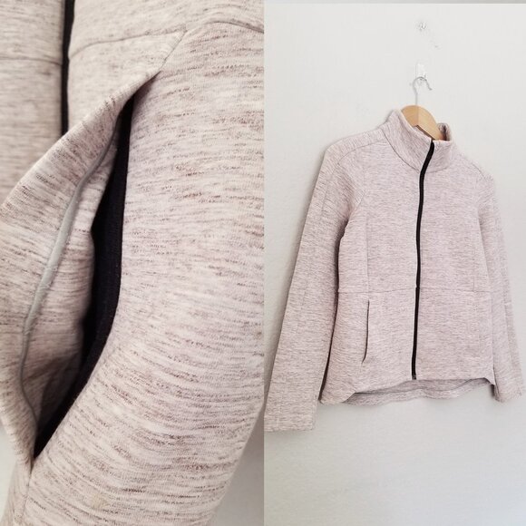 Lululemon Going Places Jacket Size 4 Space Dye Heather Pale Lilac Stretch C50416 - Picture 13 of 16